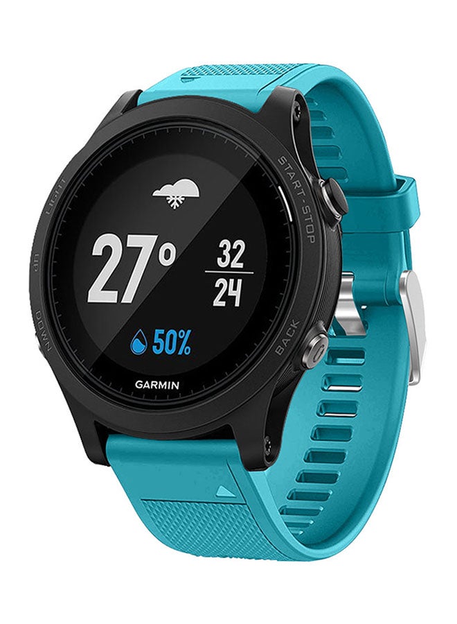 آيسانك سوار ساعة ذكية بديل لساعات جارمين فوررنر 935 أزرق فاتح - Image 4