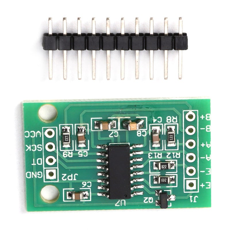 HX711 Weight Sensor Dual-Channel 24-Bit Precision Pressure Module - High-Accuracy Sampling Front-End with 128 Gain Programmable Amplifier for Electronic Scales - Image 3