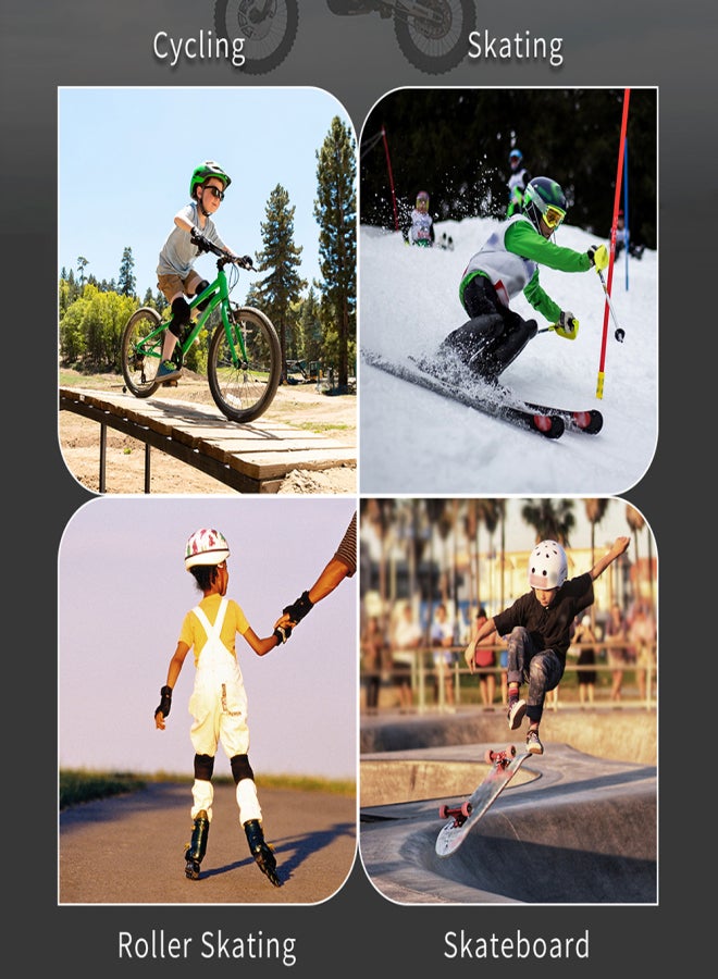 WOSAWE Kids Cycling Knee Pads Bicycle Bike Riding Knee Support Brace Protective Pads Guards Outdoor Sports Knee Protector Gear for Cycling Skiing Skating Skateboarding - Image 4