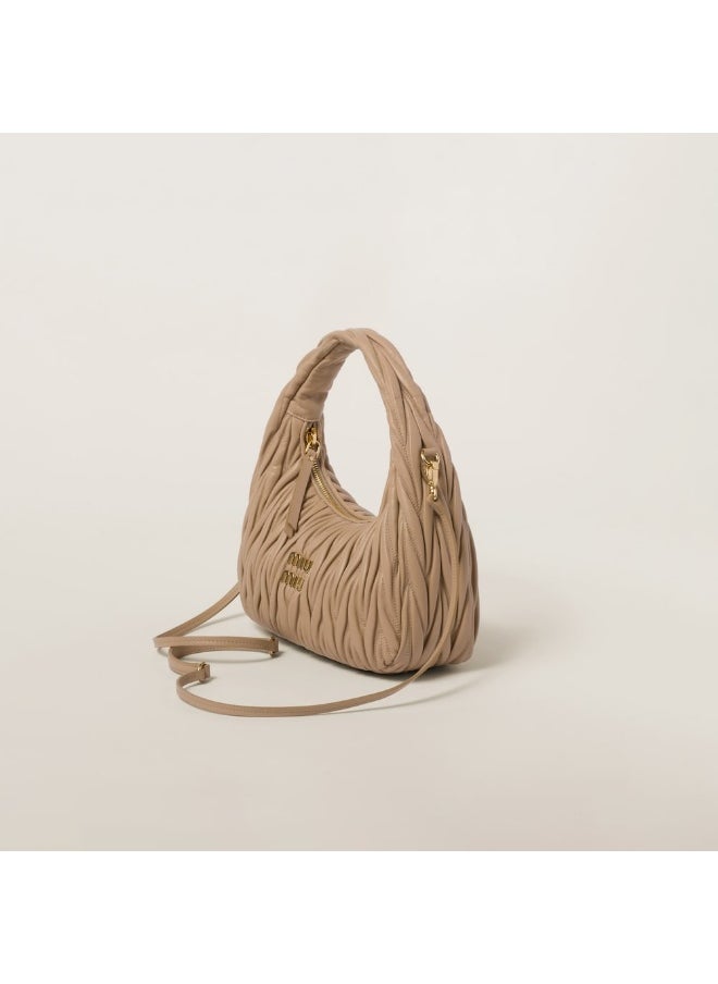 Miu Miu MIU Wander nappa leather hobo Shoulder Bag  - Image 3