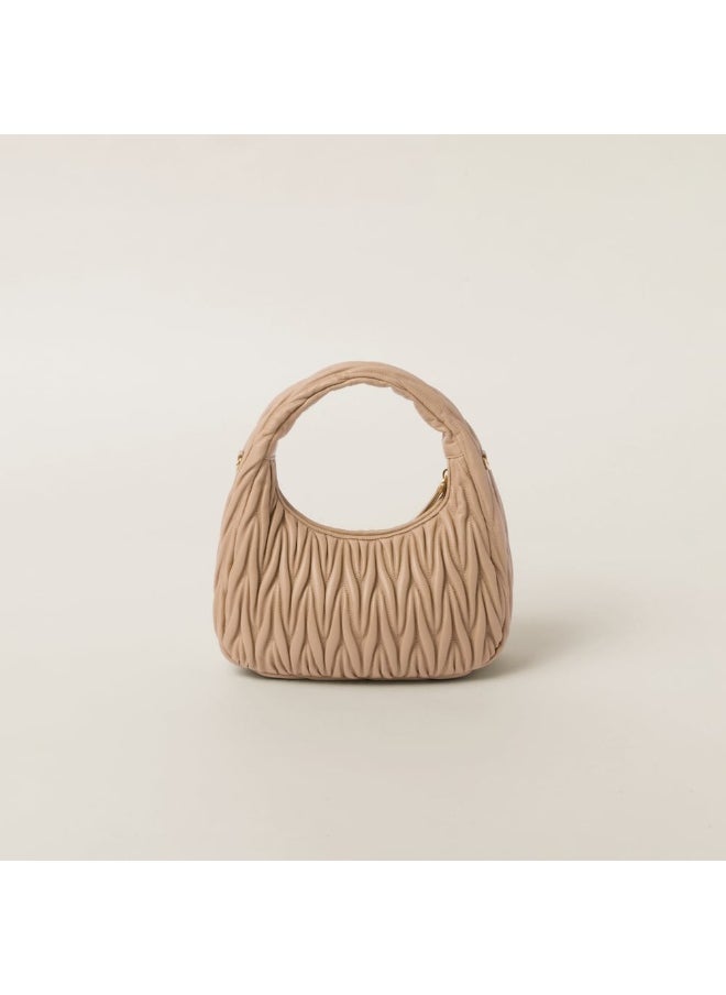 Miu Miu MIU Wander nappa leather hobo Shoulder Bag  - Image 4