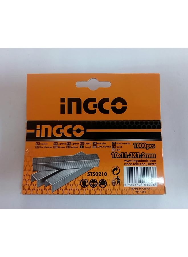 INGCO Sts0210 Staples 1000 Pieces 10 Mm X 1.2 Mm Box Size - Image 5