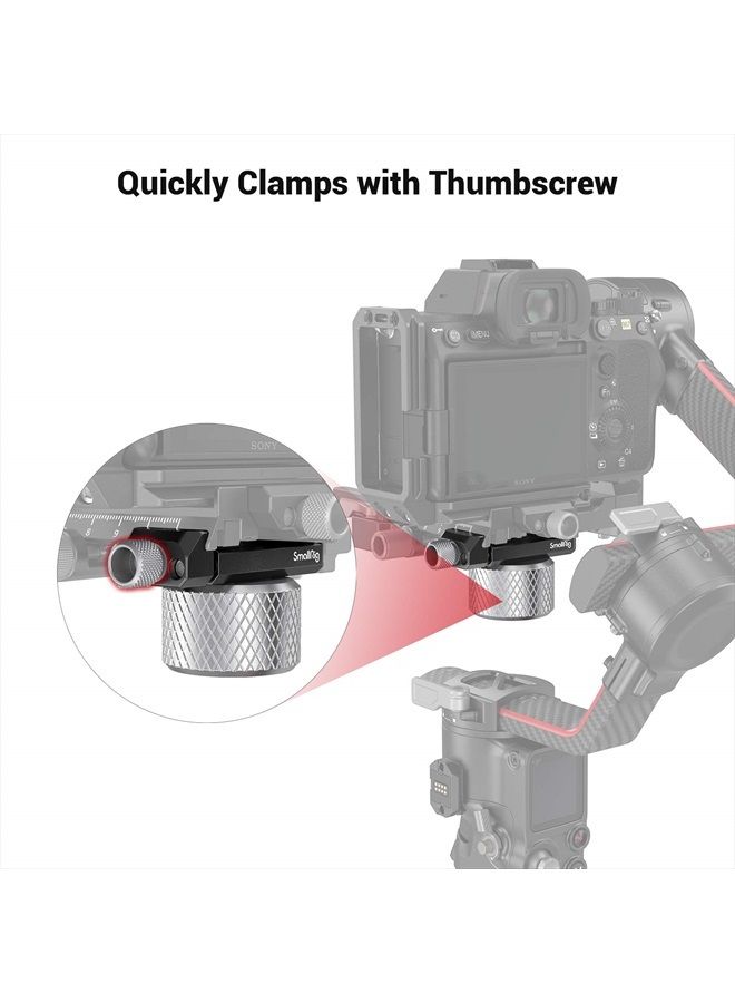 SMALLRIG Counterweight Kit Compatible with DJI RS2/RSC2/RS 3/RS 3 Pro and for Zhiyun Crane 2S/3S/Weebill S and for Moza Air 2/AirCross 2 Gimbal Stabilizers - 3125 - Image 3