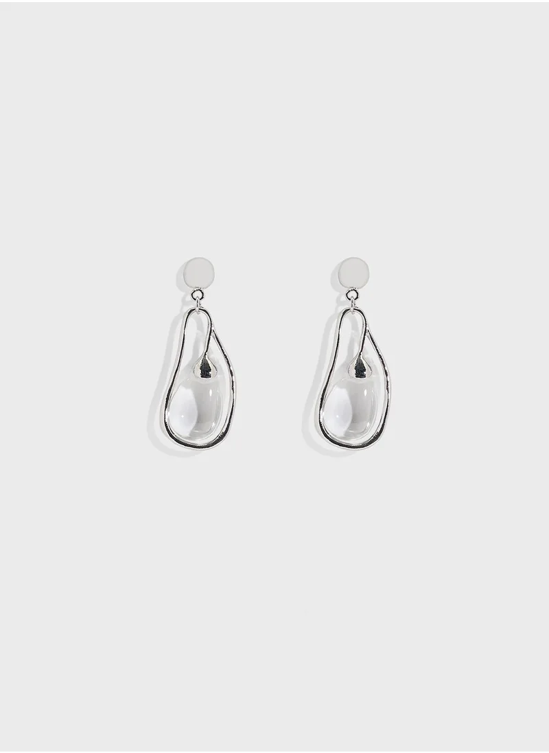 جينجر Round Stud Earrings