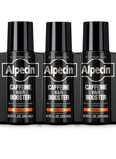 Alpecin Alpecin Black Edition Caffeine Hair Booster, Scalp Tonic for Men's Thinning Hair Growth, 3-Pack  - Image 1