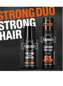 Alpecin Alpecin Black Edition Caffeine Hair Booster, Scalp Tonic for Men's Thinning Hair Growth, 3-Pack  - Image 2
