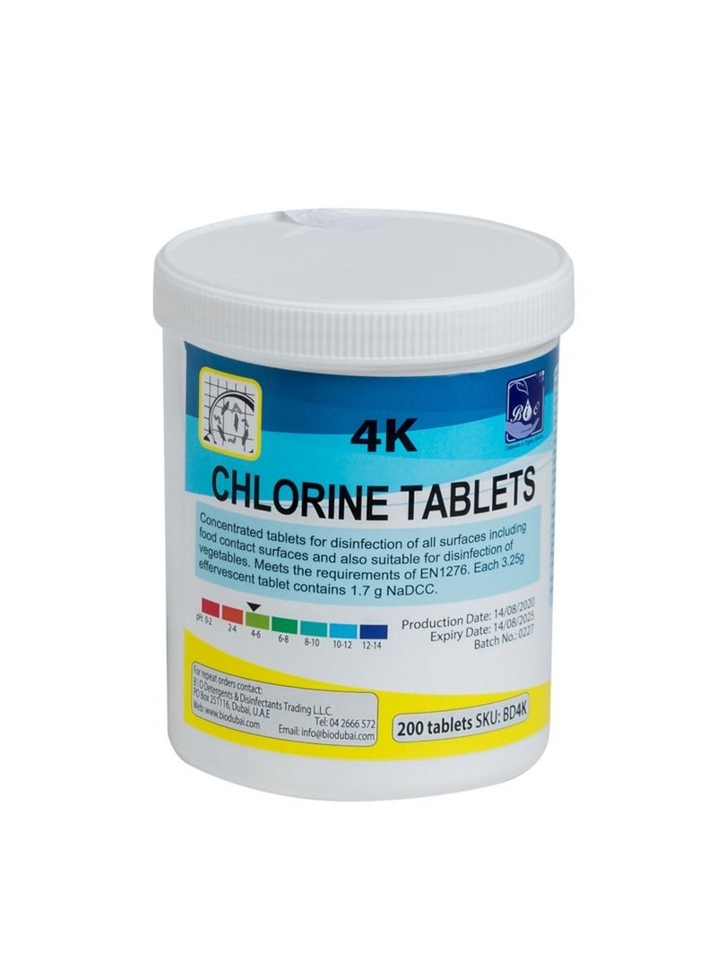 Bio Chlorine Tablets 4K - Image 1