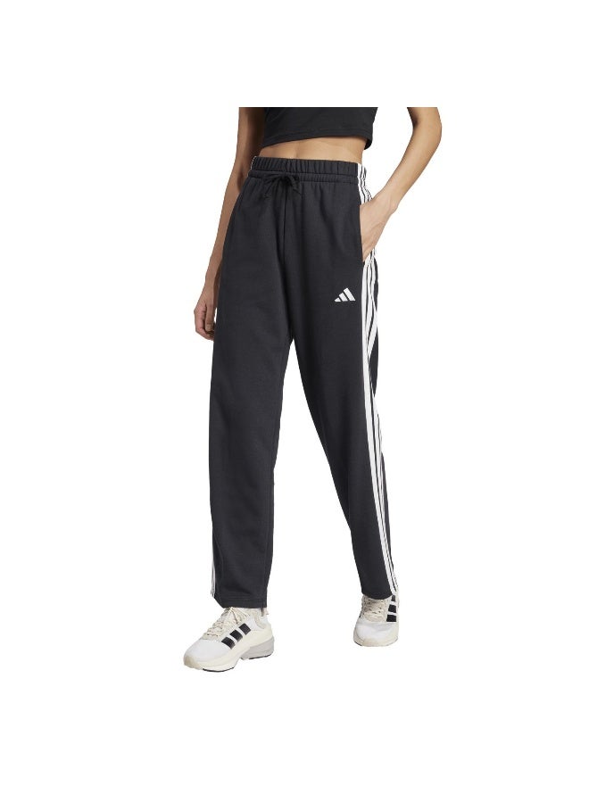 Adidas Essentials 3-Stripes Open Hem French Terry Pants - Image 2