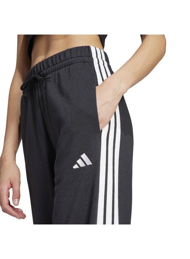 Adidas Essentials 3-Stripes Open Hem French Terry Pants - Image 5