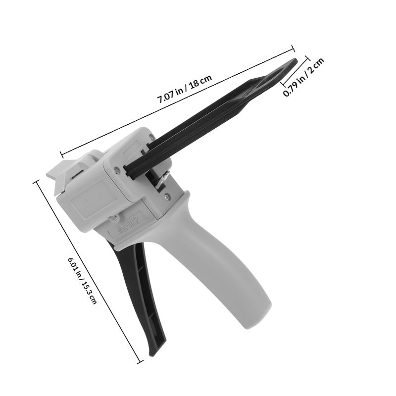 Manual Epoxy Resin Mixing Applicator Epoxy Glue Applicator Adhesive Application Tool Impression Mixing Dispensing Dispenser - Image 2