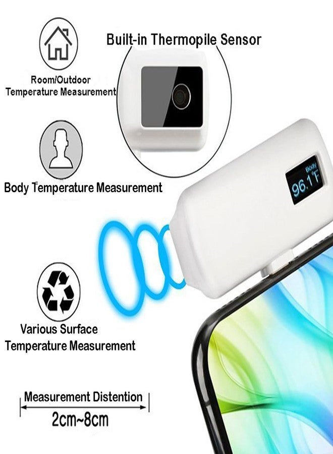 FLORISELL مقياس حرارة الأذن الرقمي من فلوريسيل للأطفال الرضع والأطفال الصغار والبالغين، شاشة ThermoScan رقمية ودقيقة، مقياس حرارة لتتبع الحمى بدقة في المنزل، متوفر فقط لأجهزة آيفون بنظام iOS - Image 5