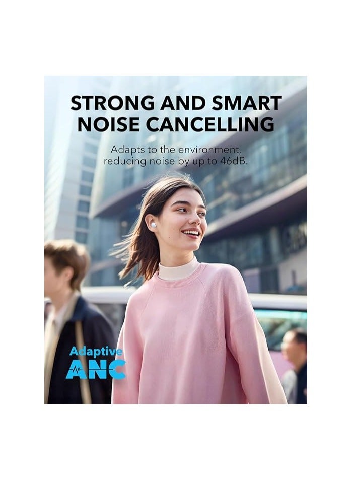 Soundcore A30i Noise Cancelling Earbuds, Lipstick-Shaped Stylish Design, Tiny, Lightweight Comfort, Smart Noise Cancelling, Clear Sound, 24H Playtime, IP54, Wireless Earbuds, Bluetooth 5.4 Blue - Image 4