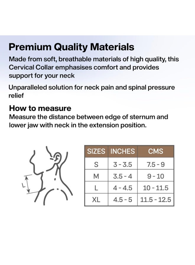 Adjustable Soft Cervical Collar - Neck Support for Pain & Spine Pressure Relief - Practical & Easy-to-Use Daily Brace - Image 2