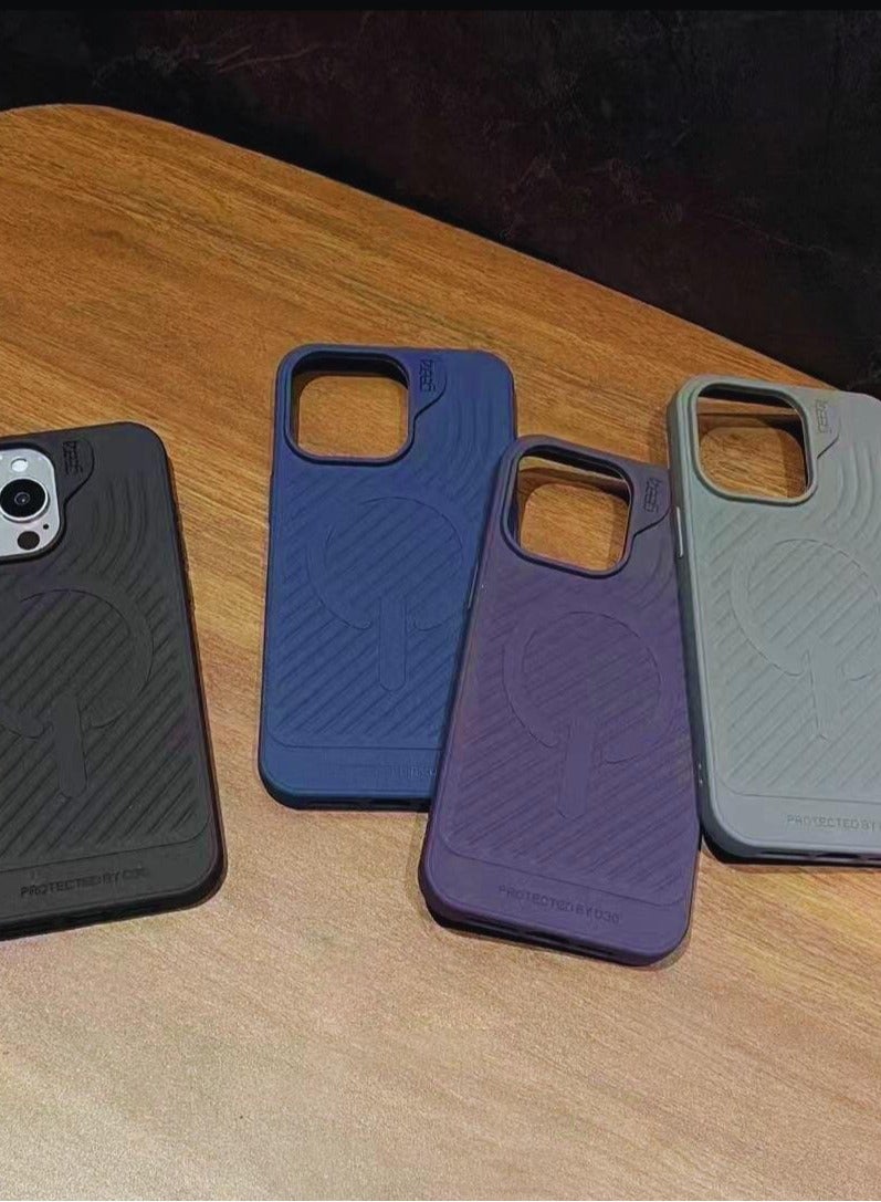 Yezler I Phone 11 Pro Max MagSafe Compatible Rubber Case – Premium Shockproof Protection, Soft Silicone Interior, Anti-Slip Grip, Slim & Stylish Blue Mobile Cover - Image 4