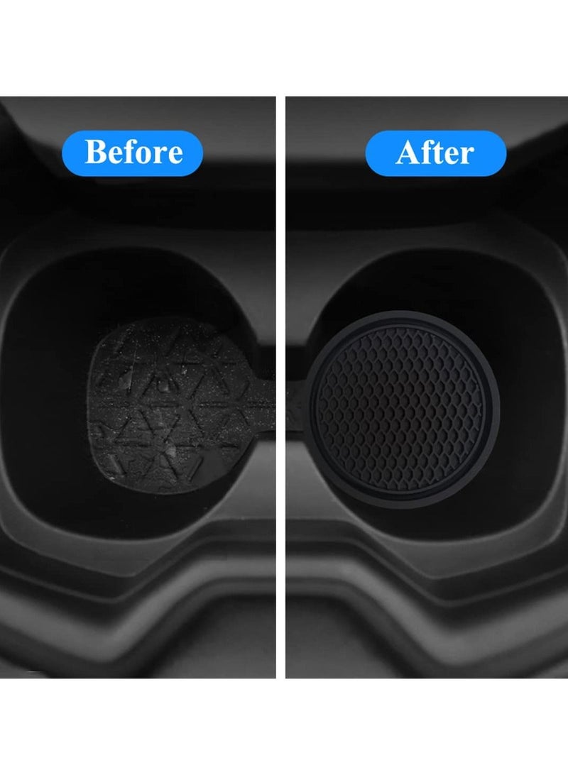 SYOSI 6PCS Car Cup Coaster Accessories 2.75 inch Anti Slip Insert Suitable for Most Interior Accessory Women Party Birthday - Image 3