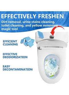 JUE-FISH Ultra-Clean Toilet Effervescent Tablets, Automatic Toilet Cleaner, Toilet Disinfection Tablets, Cleaning Decontamination, Urine Stain Remover, Toilet Cleaning Spirit（1 Box Of 16 Pieces）  - Image 5