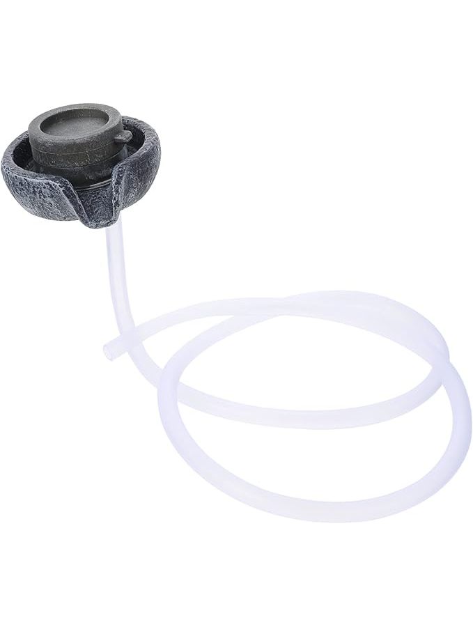 SUPVOX DIY Miniature Stone Mill Water Fountain Vintage Waterfall Garden Decor 9.5X8.5cm - Image 1