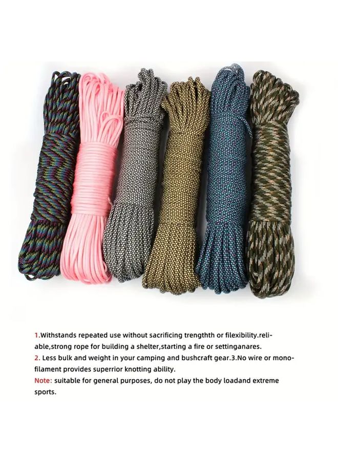 1pc 196.85 Inch 4mm Colorful Nylon Clothesline Multi Functional Non Slip Cord Durable Versatile Camping Balcony Drying Safe Grip Design Perfect For Hanging Clothes Tying Craft Rope Strong Sturdy Dragging Items - Image 5