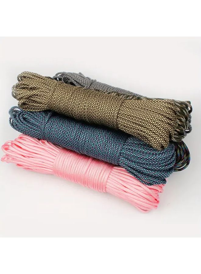 1pc 196.85 Inch 4mm Colorful Nylon Clothesline Multi Functional Non Slip Cord Durable Versatile Camping Balcony Drying Safe Grip Design Perfect For Hanging Clothes Tying Craft Rope Strong Sturdy Dragging Items - Image 1