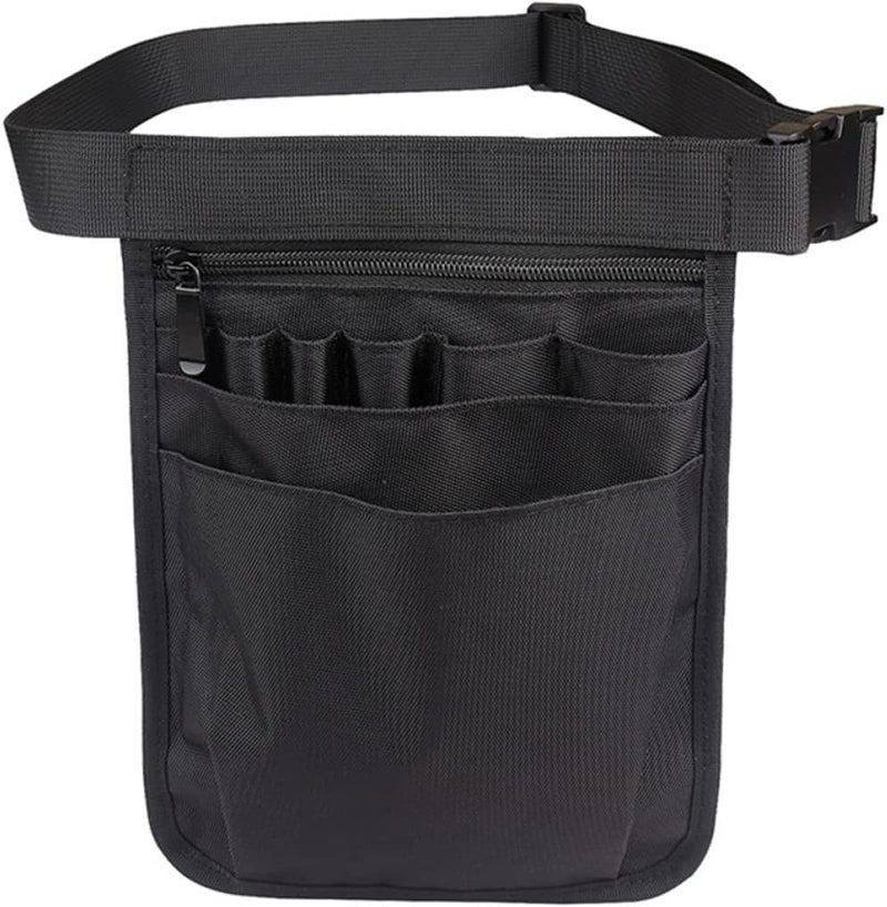 Lurrose Nurse Tools Organizer Pouch Medical Supplies Waist Bag for Nurses Doctors for Scissors Pens and Markers - Image 1