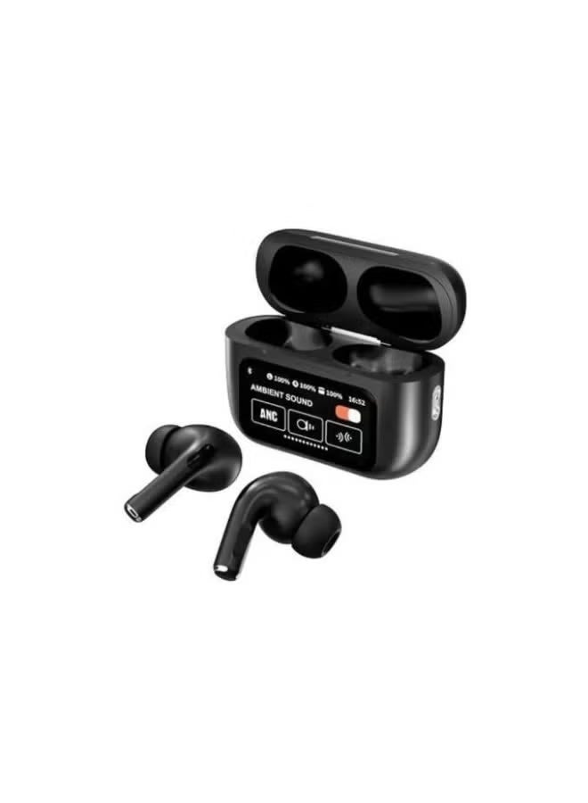 EarBuds A20 Pro2 Wireless Charging Bag, Active Noise Cancellation -Type C Charging Cable - Black - Image 3