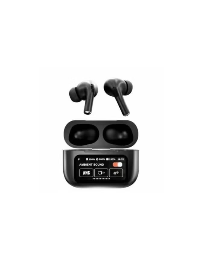 EarBuds A20 Pro2 Wireless Charging Bag, Active Noise Cancellation -Type C Charging Cable - Black - Image 1