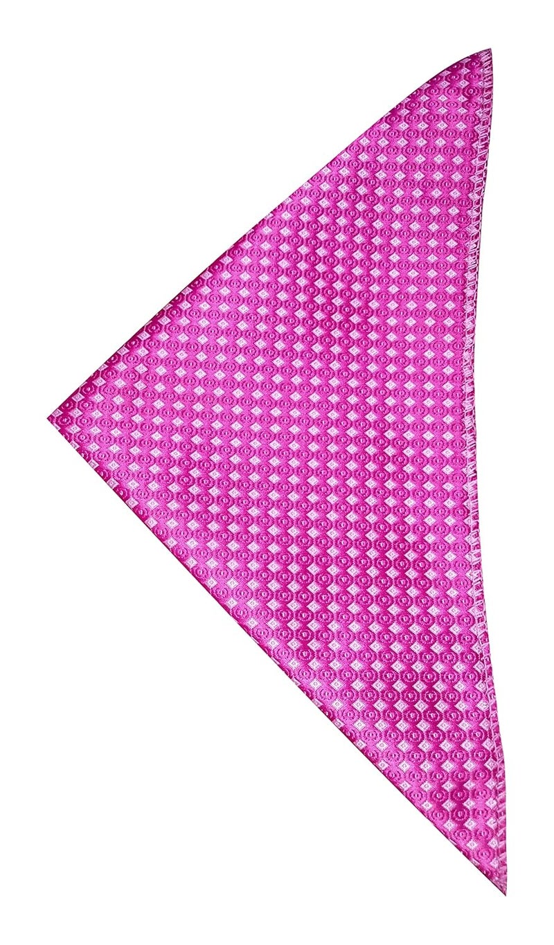 Riyasat Self Design Micro Fiber Cravat Tie with Pocket Square - Image 2
