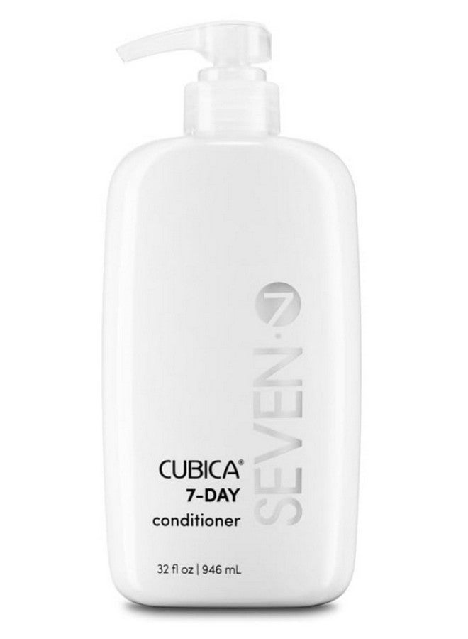 سيفين بلسم سيفن هير كير كيوبيكا 7-DAY للنساء والرجال، يُفكك تشابك الشعر ويرطبه، خالٍ من الكبريتات والبارابين، مع العسل وزبدة الشيا وبرو فيتامين B5، صنع في الولايات المتحدة الأمريكية، 32 أونصة - Image 1