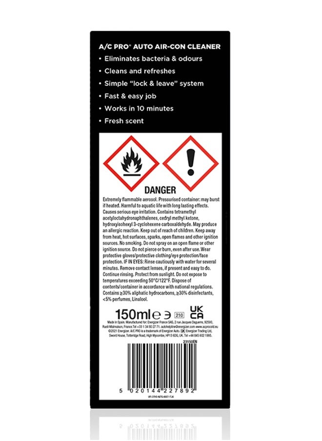 STP A/C Pro Auto Air-Con Cleaner, Fresh Scent, 150 ml  - Image 4