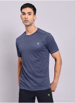 Technosport Melange Round Neck T-Shirt by Styli  - Image 1