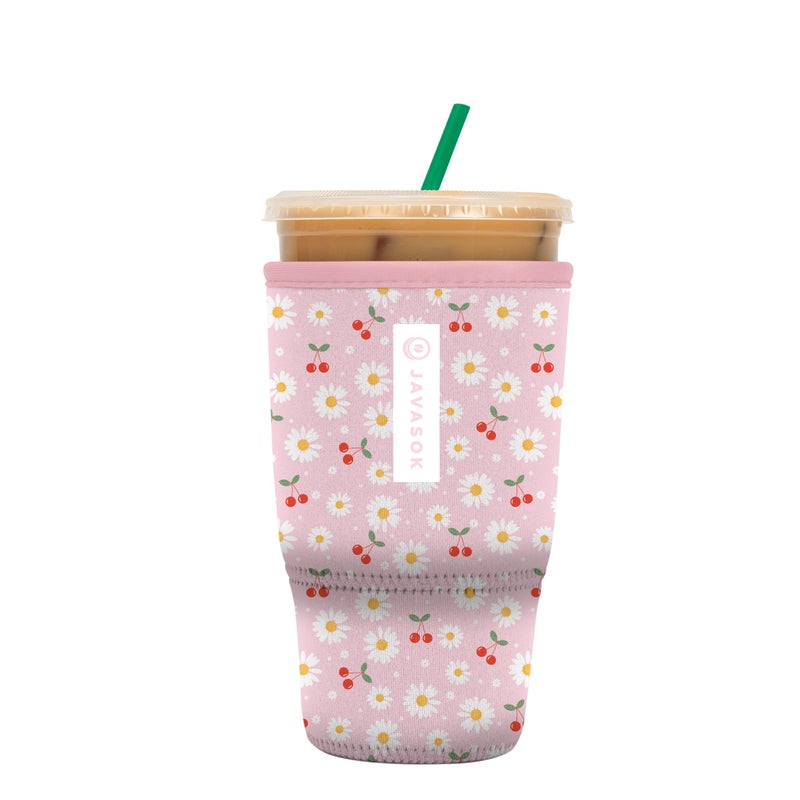 Sok It Java Sok Iced Coffee & Cold Soda Insulated Neoprene Cup Sleeve (Cherry Bomb  Large: 30-32oz) - Image 1