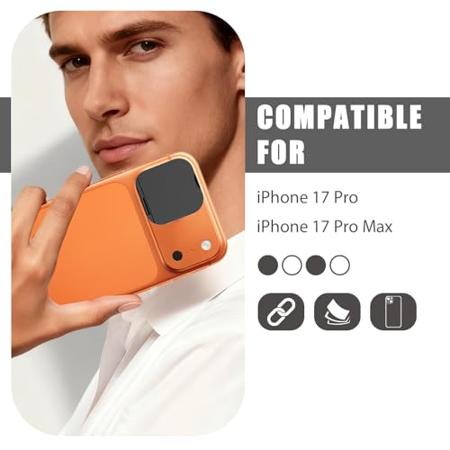 EYSOFT Camera Lens Cover Compatible for iPhone 17 Pro/ 17 Pro Max,Camera Lens Protector to Protect Privacy and Security,Strong Adhesive Black-2 Pack - Image 3