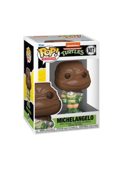 Funko Funko Pop! Tv: Teenage Mutant Ninja Turtles Michelangelo Chocolate Vinyl Figures  - Image 2
