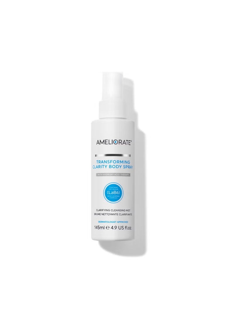 AMELIORATE Transforming Clarity Body Spray 145ml - Image 1