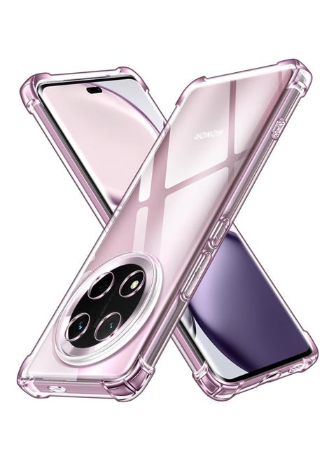 Transparent Shockproof TPU Back Cover Case with Camera Protector Compatible with Honor X9c and X60 Pro 5G