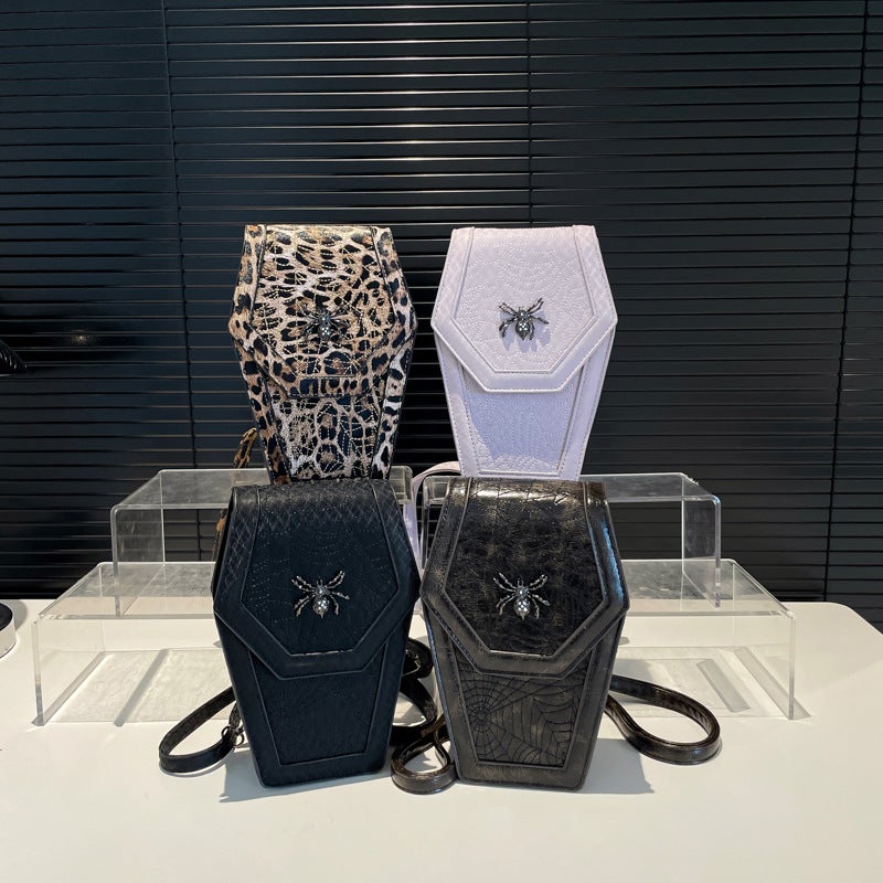2024 High-End Mini Crossbody Bag New Girl Style Leopard Print Small Square Bag Mobile Phone Bag Women'S Bag - Image 5