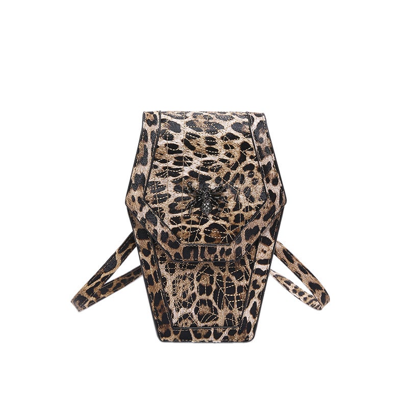 2024 High-End Mini Crossbody Bag New Girl Style Leopard Print Small Square Bag Mobile Phone Bag Women'S Bag - Image 1