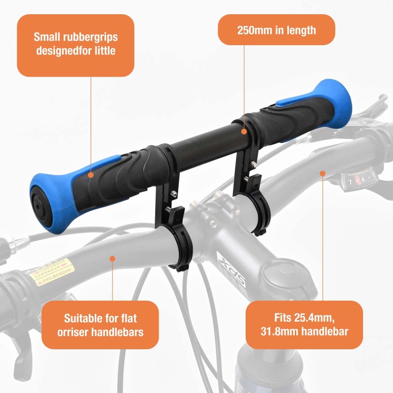 Auwey Kids Bike Seat Child Bike Seat Front Mount Toddler Bike Seat for 2-5 Years Child Bicycle Seats with Foot Pedals Compatible with All Adult Mountain Bikes - Image 4