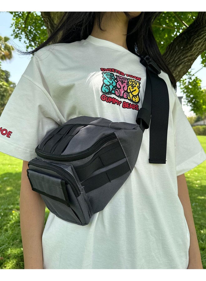 In Your Shoe حقيبة كروس رمادية - Image 1