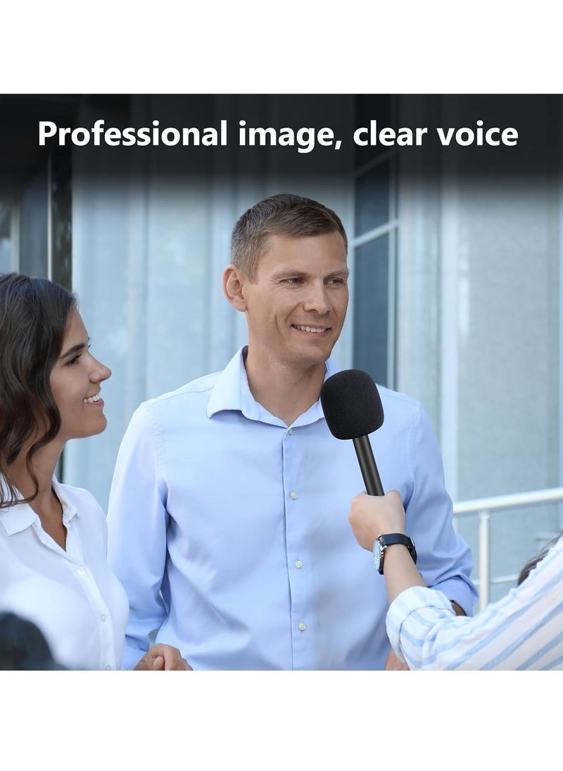 TIGER Microphone Cover Foam – Compatible with Multiple Brands, Suitable for Handheld Interview Adapters, Blocks Plosives for Clear Sound Quality - Image 2