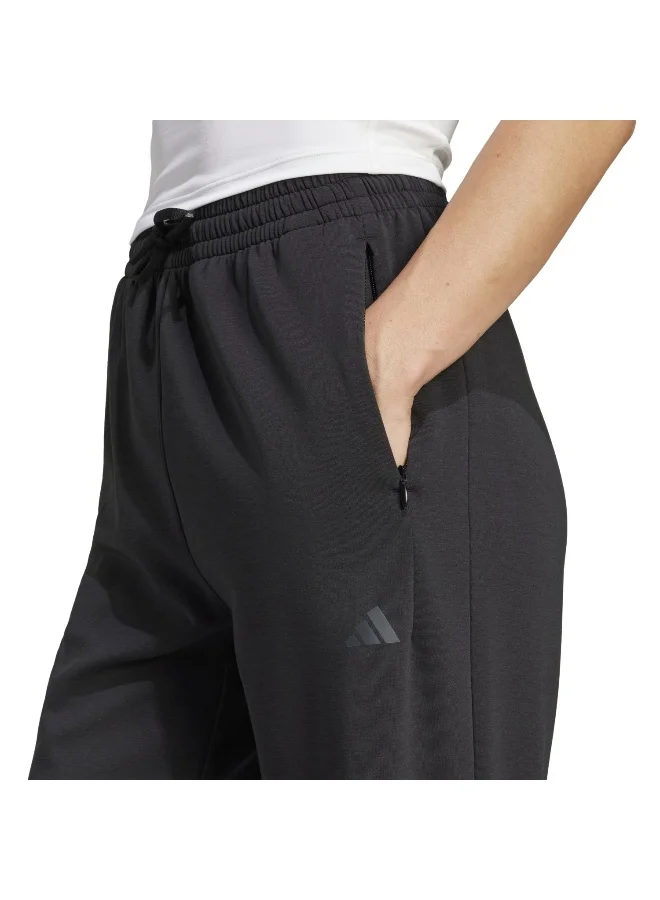 Adidas black D4T Workout Warm Up Pants for Women | Best Price UAE