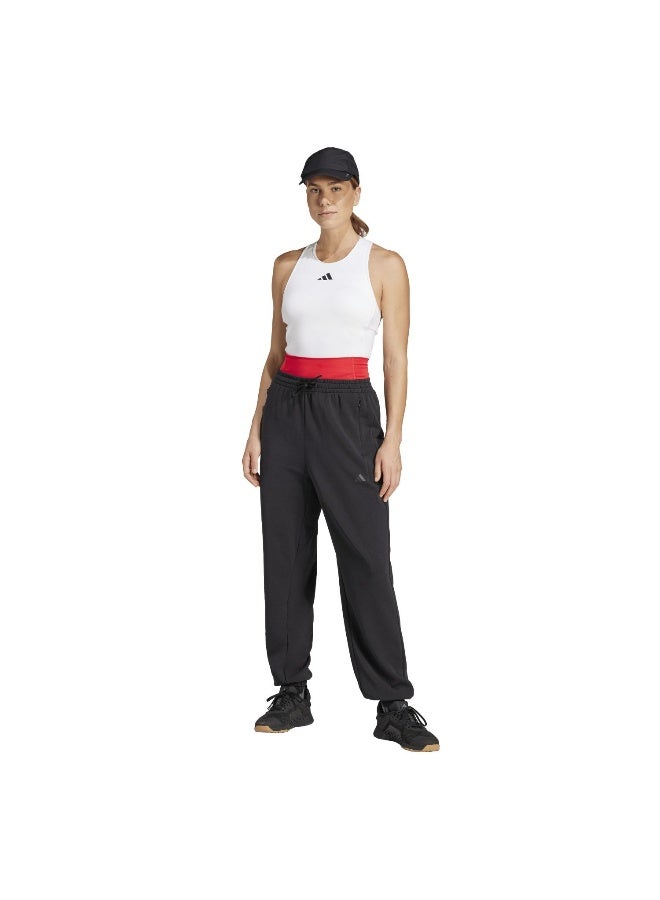 Adidas D4T Knit Pant Black Training Pants For Women 2XS - Image 5