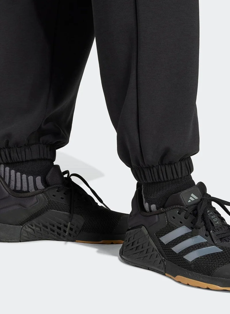 Adidas black D4T Workout Warm Up Pants for Women | Best Price UAE