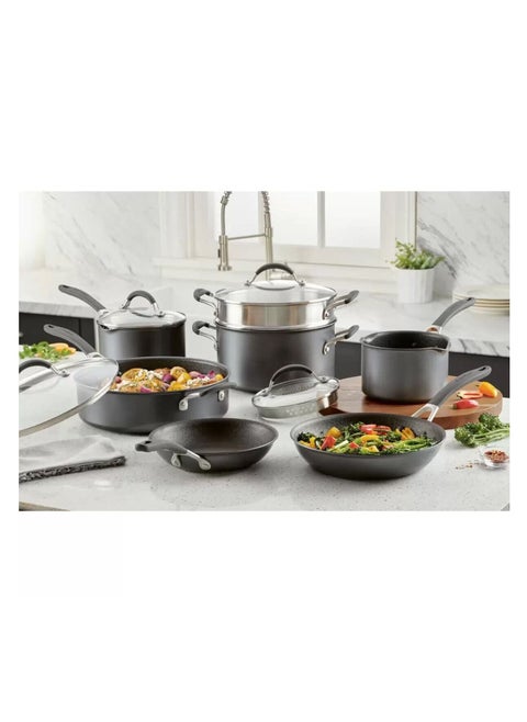 Scratch Defense 11 Piece Cookware Extreme Non Stick Cookware Set