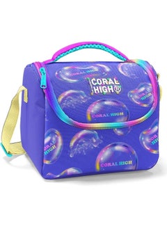 CORAL HIGH Lavender Pink Bubble Thermal Insulated Lunch Bag - Girl  - Image 1