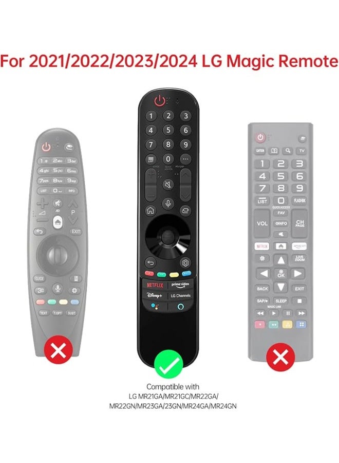 Sikai CASE Silicone Magic Remote Cover Compatible with LG MR22GN/MR23GN/MR24GN OLED Smart TV, Shockproof Protective Cover for 2021-2024 LG Remote with Loop - Image 3