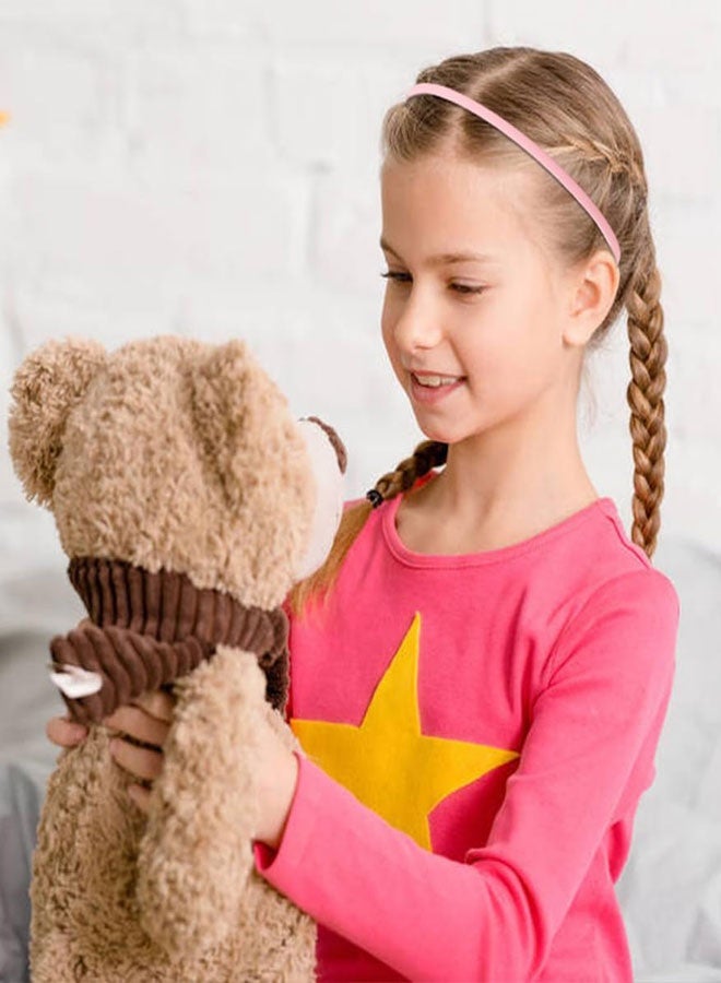 HAWAWA 12 Pieces Plastic Teeth Comb Headband Frosted Slim Thin Plastic Hair Hoop DIY Hair Bands for Girls and Women Hair Accessories Multi-color - Image 4