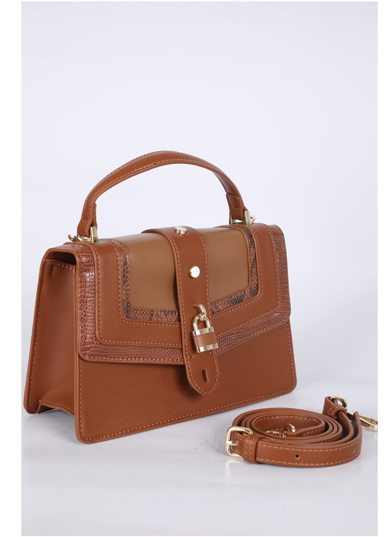 CHRISBELLA - Modern Women's Handbag with an elegant Parisian design that is carried on the shoulder with large capacity ,Brown - Image 1