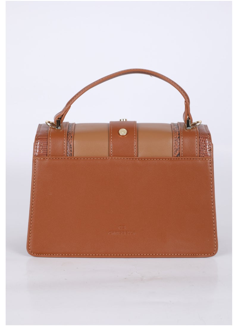 CHRISBELLA - Modern Women's Handbag with an elegant Parisian design that is carried on the shoulder with large capacity ,Brown - Image 1