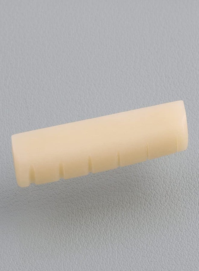 LYWSMSK Unbleached Acoustic Guitar Bone Nut & Saddle Set Compatible with YMH FG Acoustic Guitar 43mm / 75mm - Image 3